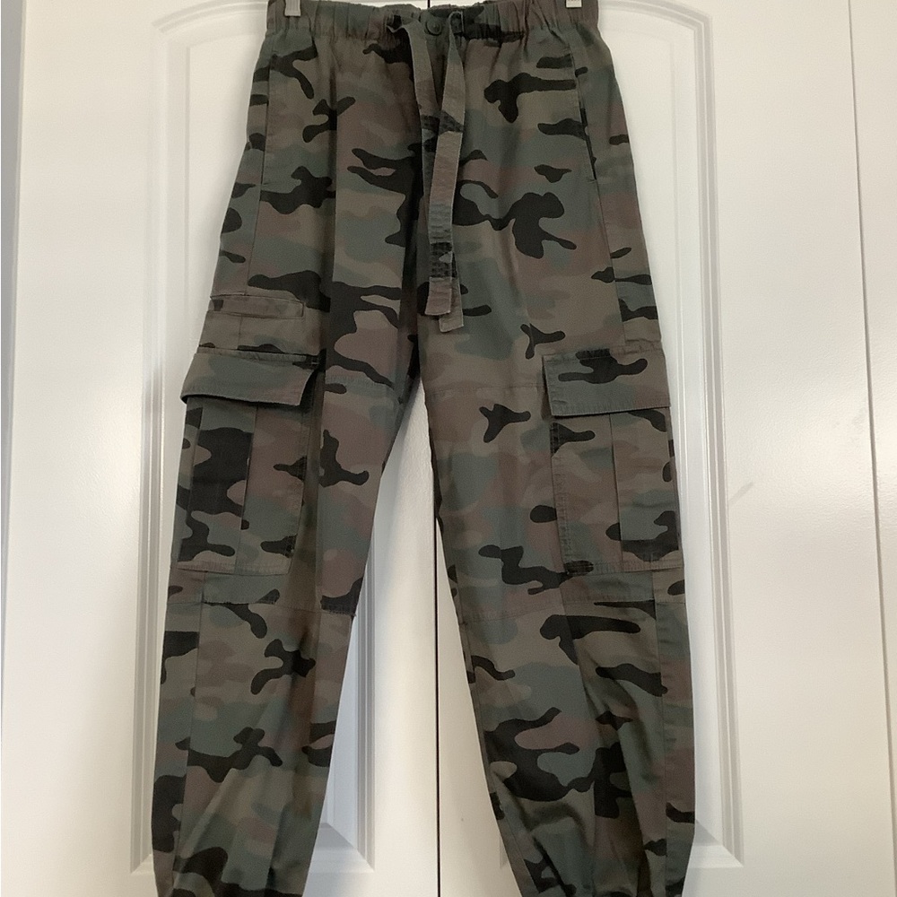 GAP Green and Brown Jogger Track Pants